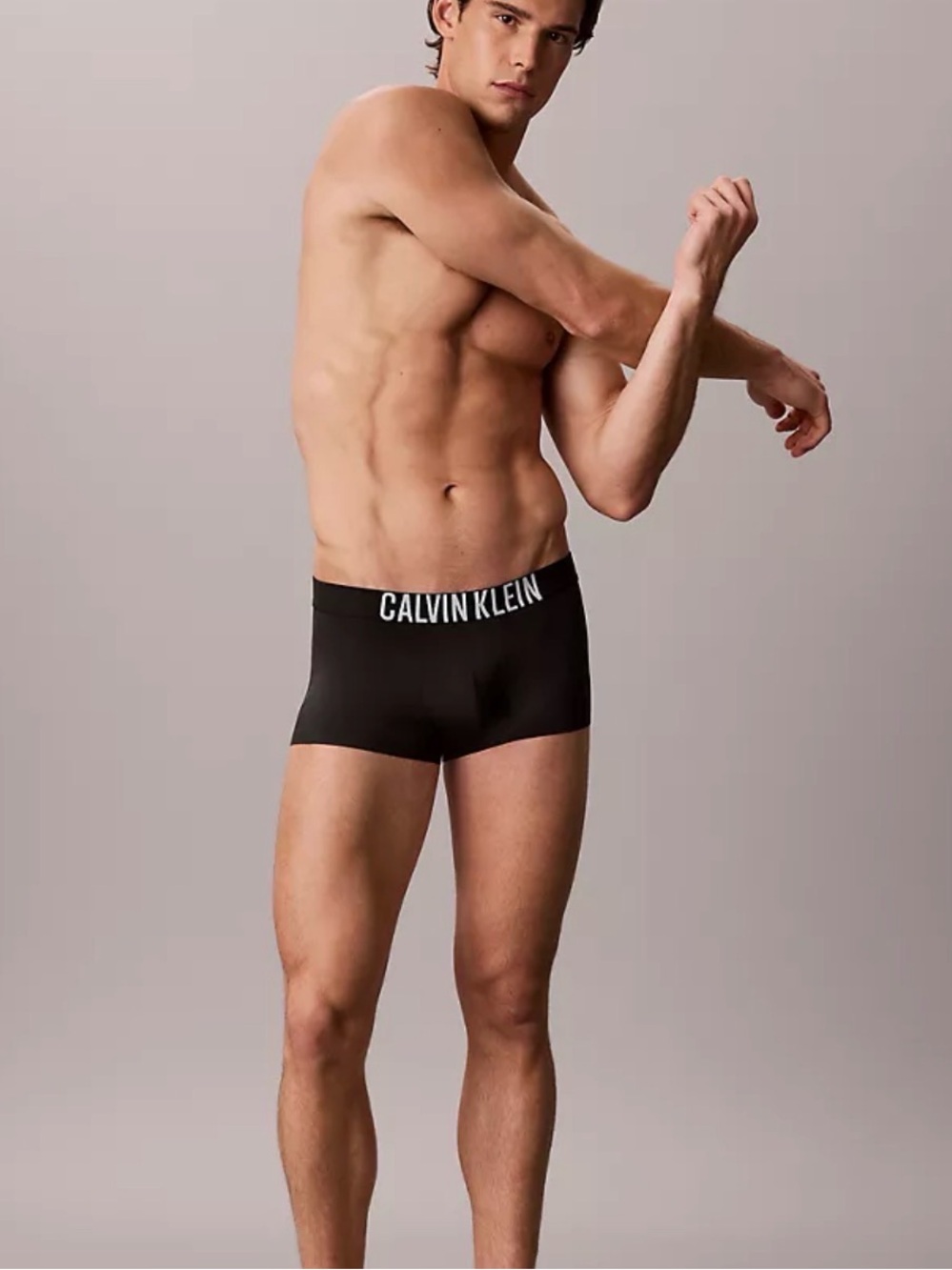 Calvin Klein intense power motion  low rise  Trunk - black - large logo